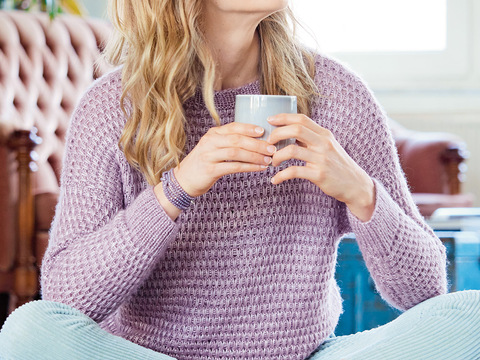 Pulli im Hebemaschenmuster