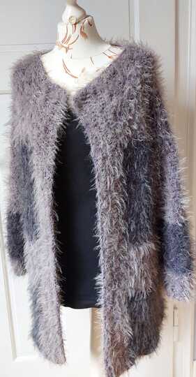 Häkelanleitung: Cardigan/Longweste "Hollywood"