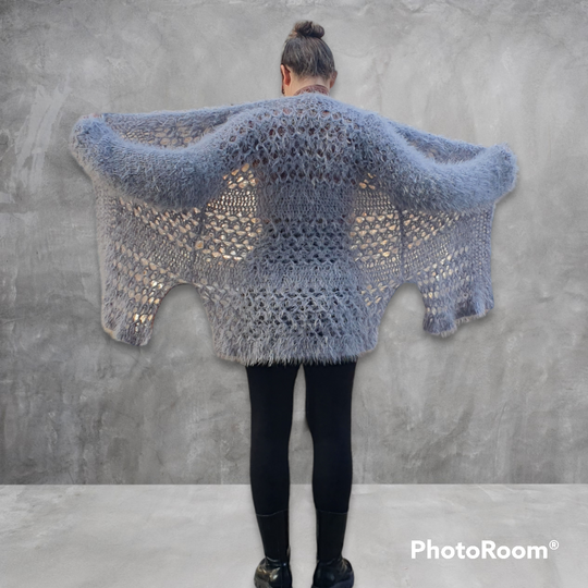 Häkelanleitung: Cardigan/Longweste "Hollywood"