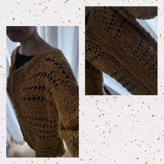 Häkelanleitung: Cardigan/Longweste "Hollywood"