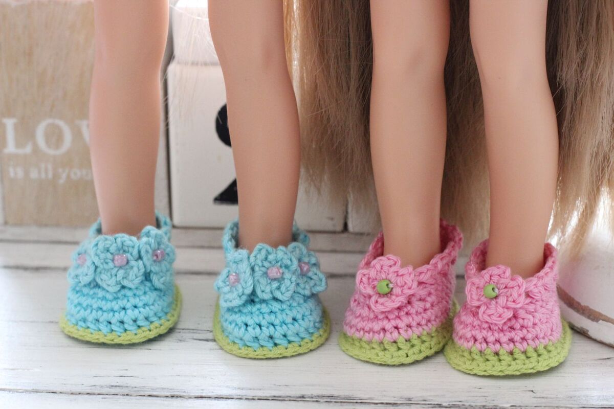 Dolls Booties Crochet Pattern - Image 5