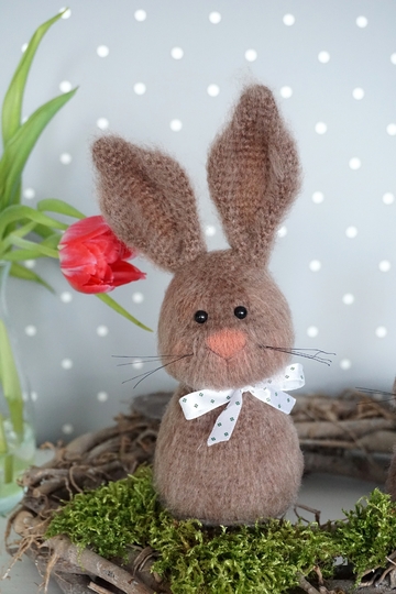 Häkelanleitung Hasen mit Softgarn, 2 Größen - PDF Datei