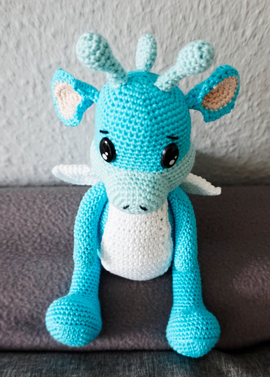 Crochet Pattern for the dragon Drachi