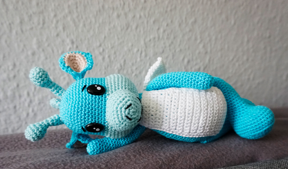 PDF Häkelanleitung Amigurumi Drache Drachi