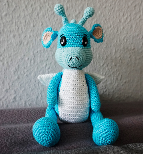 PDF Häkelanleitung Amigurumi Drache Drachi