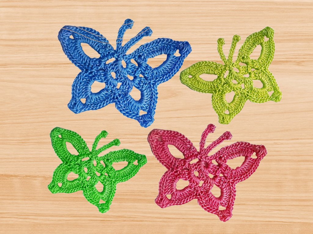 A crochet butterfly PDF pattern