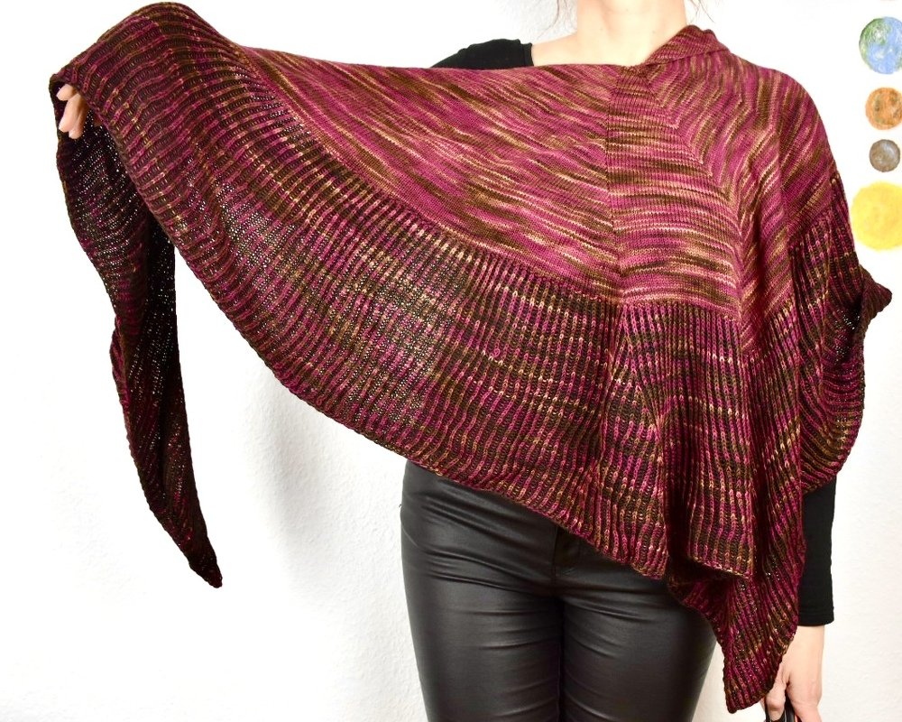 Bathilda, doppellagiges Tuch mit Patentrand