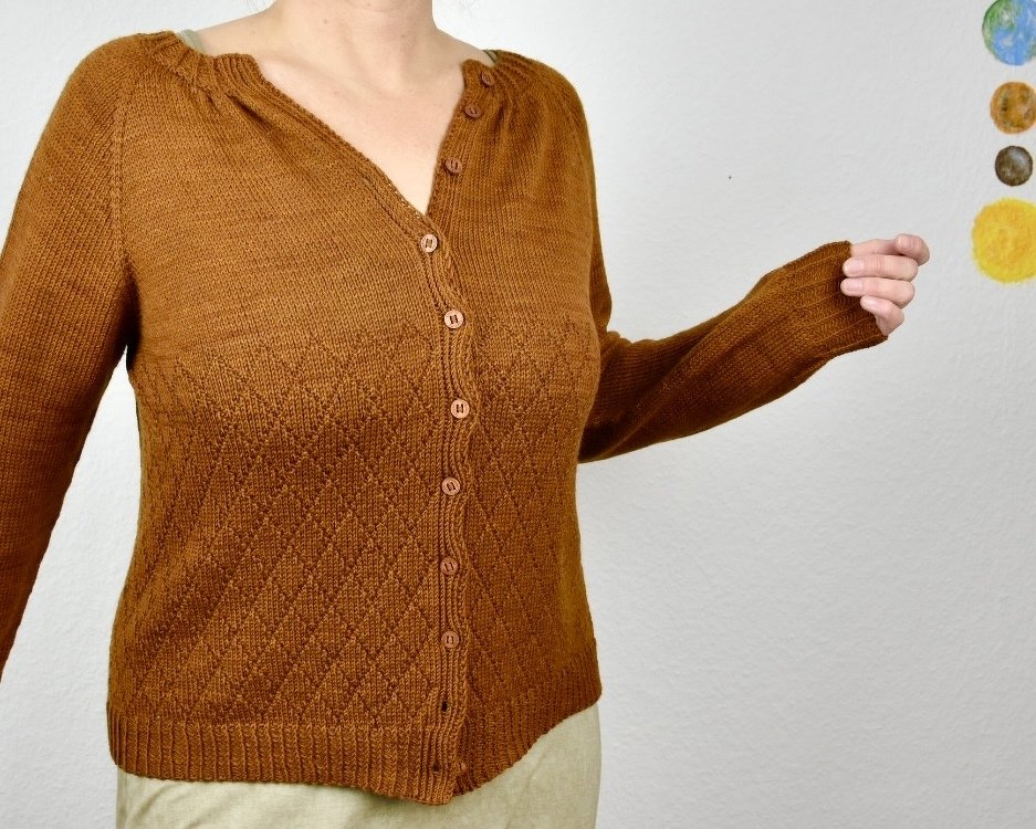 Bernies Theorie Cardigan, Strickjacke mit zwei Mustervariationen - Bild 5