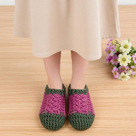 Crochet Women Shoes PDF + Video Tutorial (English Only) – nontycrochet