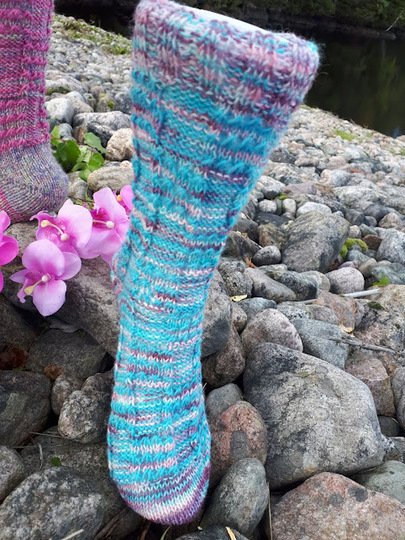 Sockenstrickanleitung Socke Minze