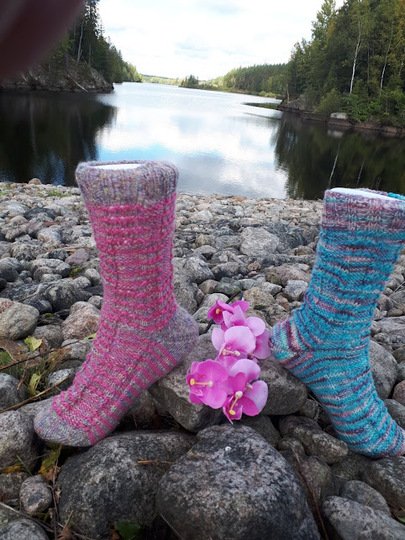 Sockenstrickanleitung Socke Minze