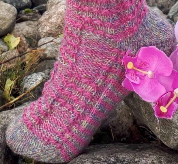 Sockenstrickanleitung Socke Minze