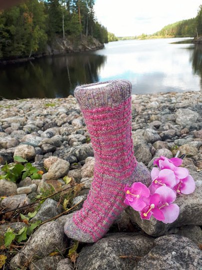 Sockenstrickanleitung Socke Minze