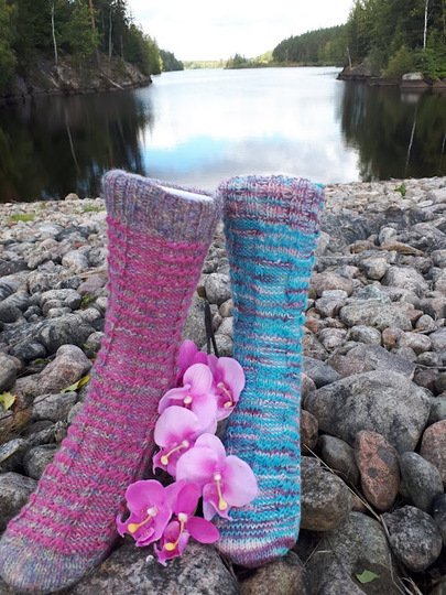 Sockenstrickanleitung Socke Minze