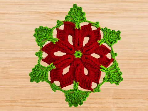 Häkelanleitung Sechseck-Deckchen PDF + Video-Tutorial – nontycrochet