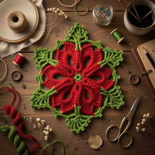 Häkelanleitung Sechseck-Deckchen PDF + Video-Tutorial – nontycrochet