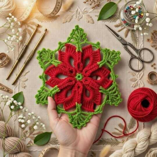 Häkelanleitung Sechseck-Deckchen PDF + Video-Tutorial – nontycrochet