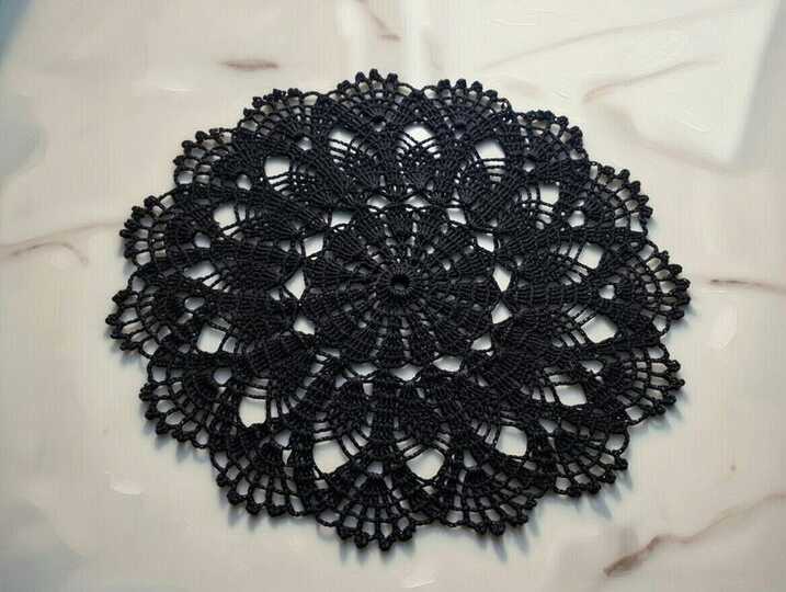Crochet Round Doily PDF Pattern + Video Tutorial (English Only)