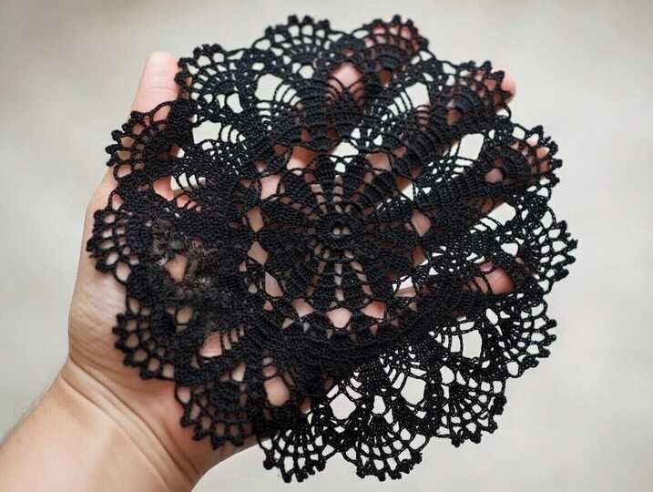Crochet Round Doily PDF Pattern + Video Tutorial (English Only)