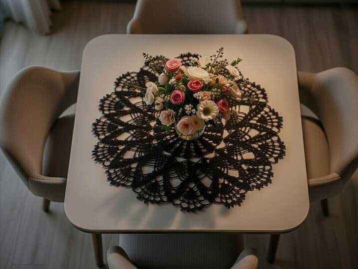 Crochet Round Doily PDF Pattern + Video Tutorial (English Only)