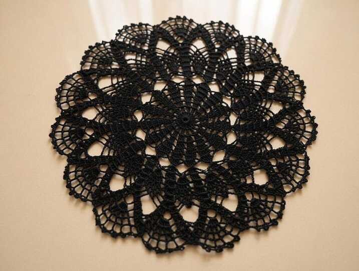 Crochet Round Doily PDF Pattern + Video Tutorial (English Only)