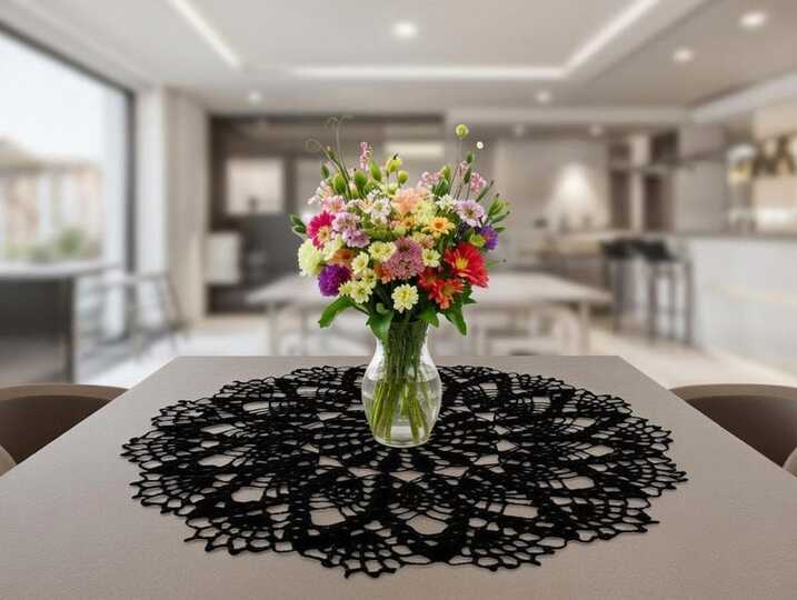 Crochet Round Doily PDF Pattern + Video Tutorial (English Only)