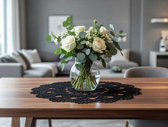 Crochet Round Doily PDF Pattern + Video Tutorial (English Only)