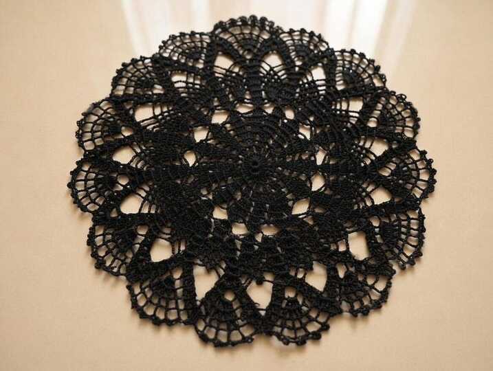 Crochet Round Doily PDF Pattern + Video Tutorial (English Only)