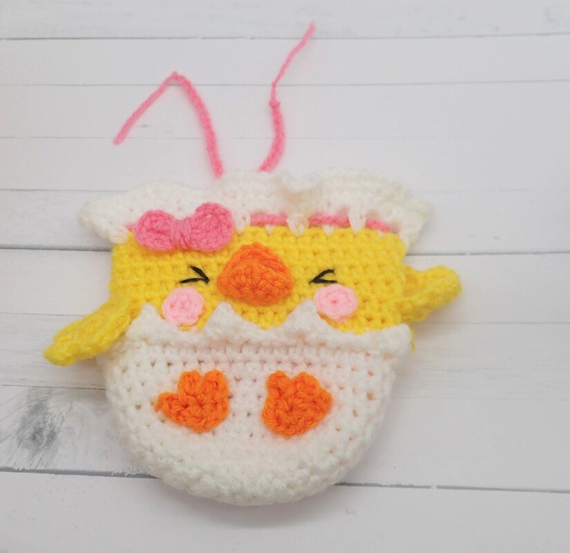 Chick Pouch & Cozy- Crochet Pattern- English - Image 2