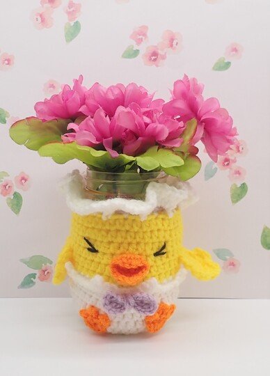 Chick Pouch & Cozy- Crochet Pattern- English