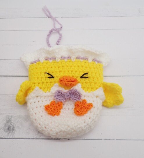 Chick Pouch & Cozy- Crochet Pattern- English