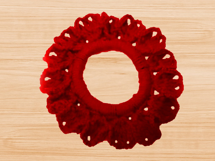A Crochet Hair Scrunchies PDF pattern