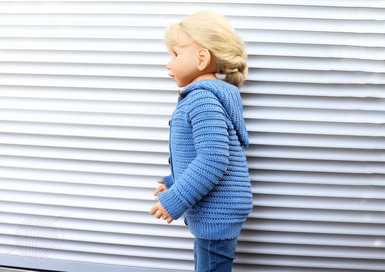 Hooded jacket (hoodie) "Comfort" (adults/children, size 2 y.-XXL)