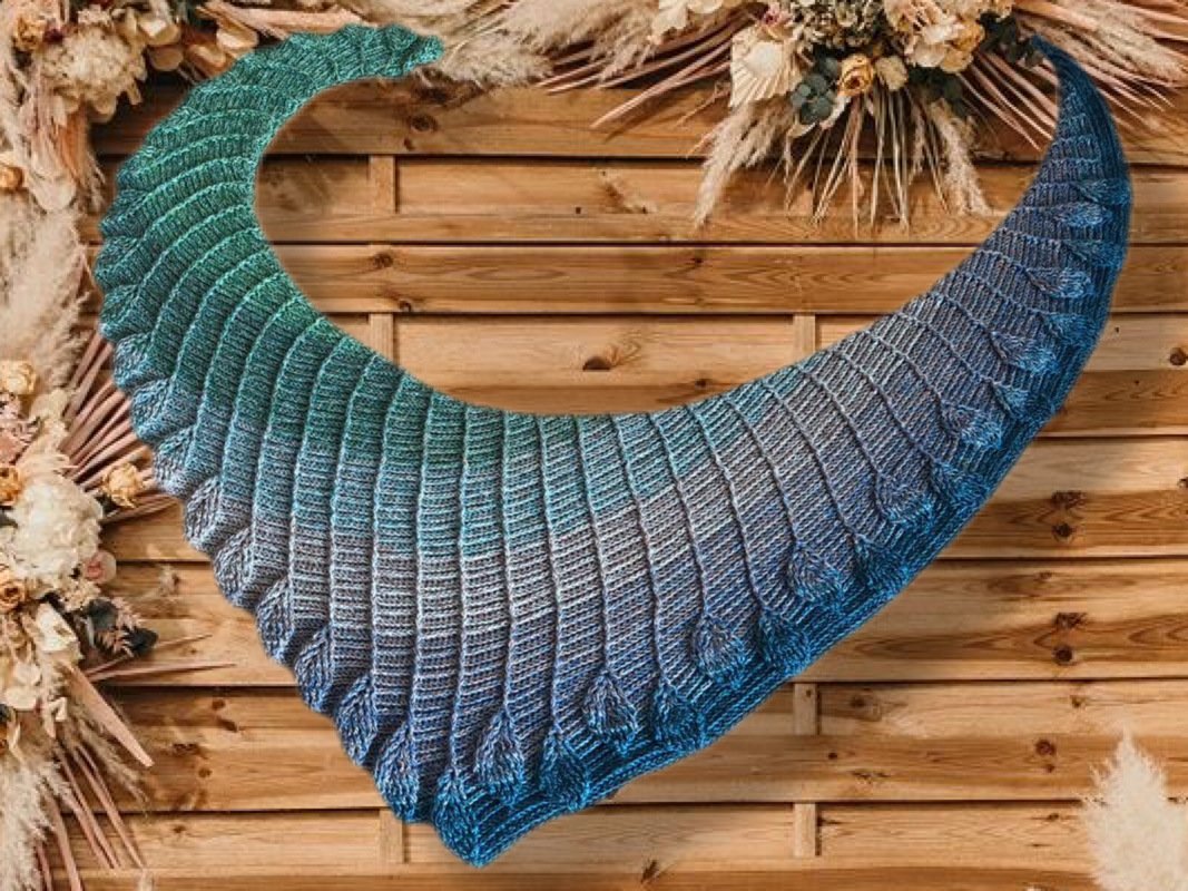 Leaves Swirl- Häkelanleitung für das flache Kuscheltuch - Bild 6