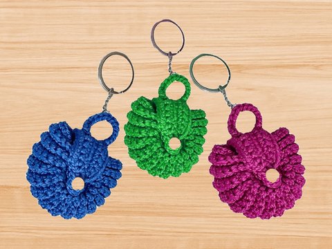 Crochet Bag Keychain PDF + Video Tutorial (English Only)
