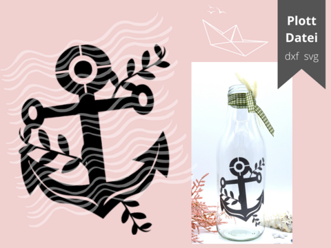 Plotterdatei Anker maritim