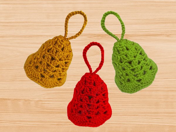 A Crochet bell PDF pattern