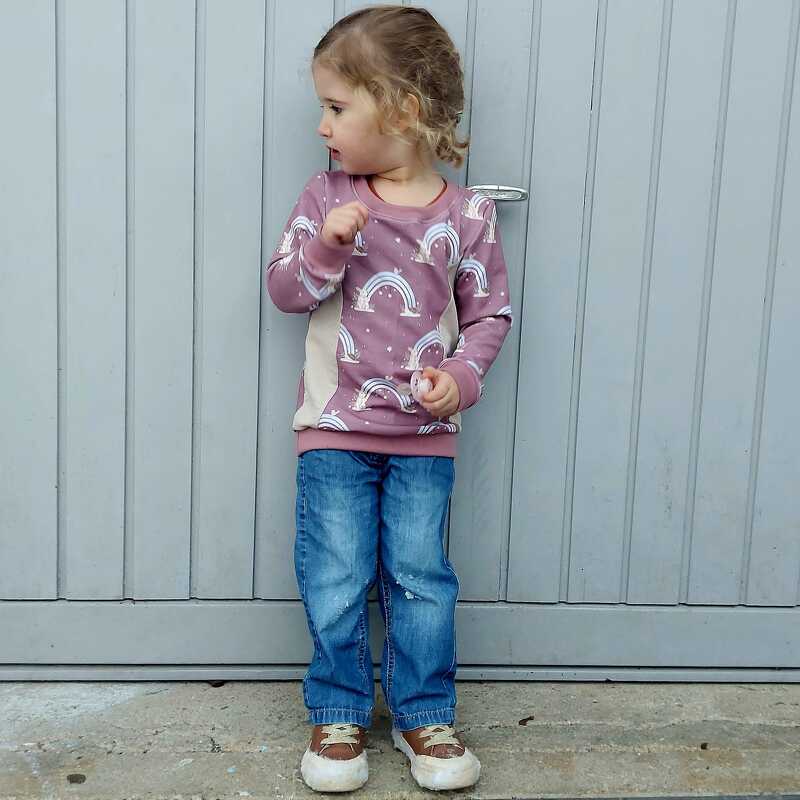 PDF Schnittmuster für ein Kinderhoodie ( Hoodiekleid) in den Größen 98-146 - Bild 7