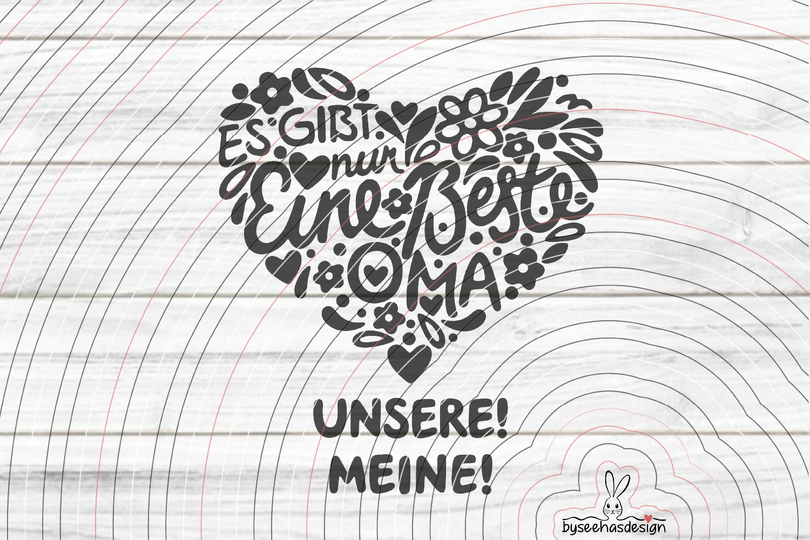 Omaherz Plotterdatei SVG DXF