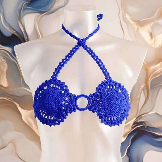 Crochet Pineapple Bra Crop Top Pattern PDF + Video Tutorial – nontycrochet