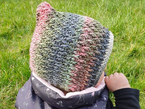 Häkelanleitung für Pixiemütze ,,Viererlei"