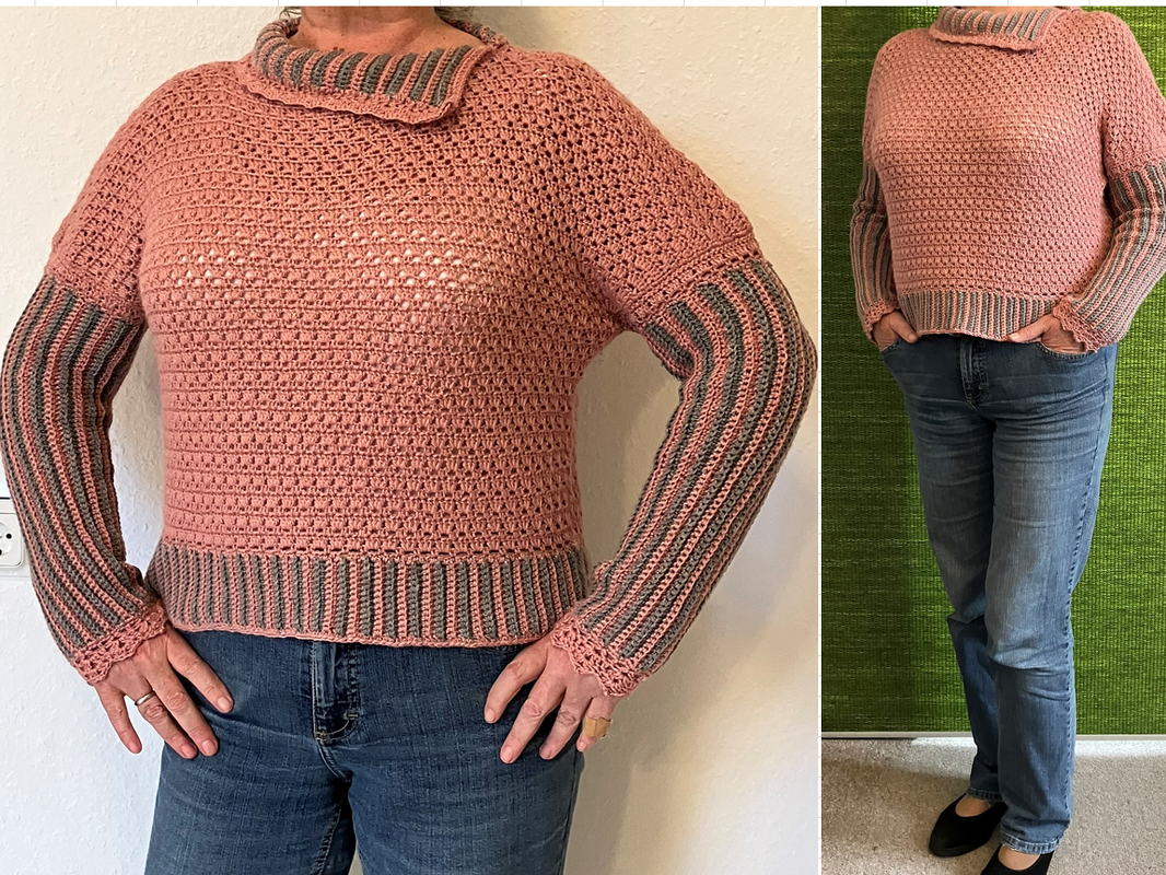 Vintage-Pullover - Häkelanleitung