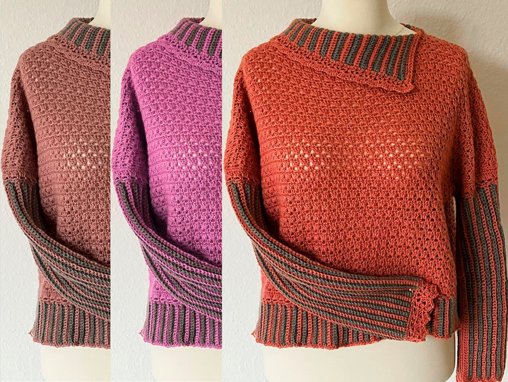 Vintage-Pullover - Häkelanleitung