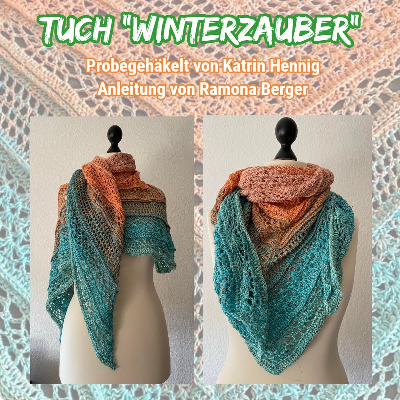 Dreieckstuch "Winterzauber" - Bild 4