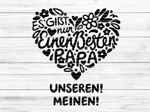 Papaherz Plotterdatei SVG DXF FCM