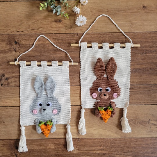 Anleitung 'Wandbehang Hase'