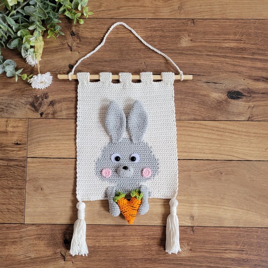 Anleitung 'Wandbehang Hase'