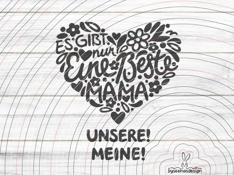 Mamaherz Plotterdatei SVG DXF