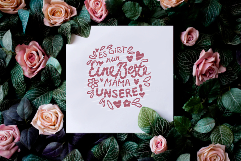 Beste Mama Plotterdatei SVG DXF