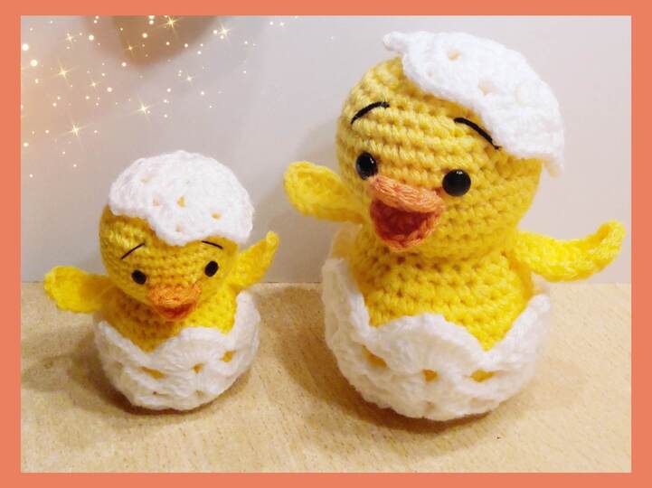 Häkelanleitung / Amigurumi / Kleines Küken